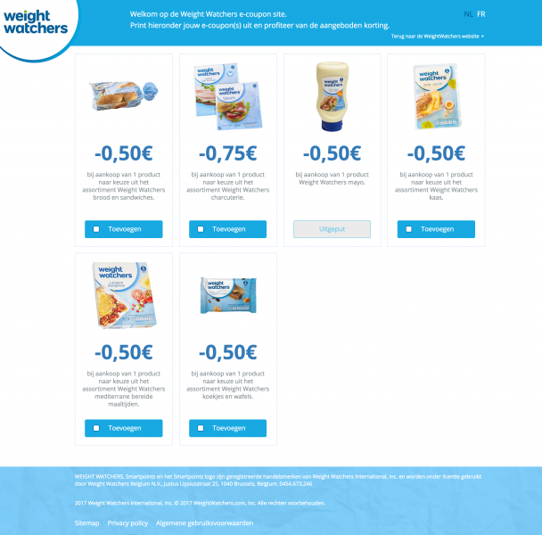 Weight Watchers HighCo Data